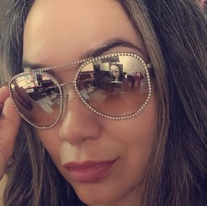 Michael Kors crystal lined sunglasses